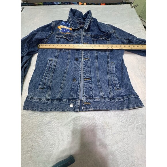 Members Only X Space Jam Looney Tunes Denim Jean Jacket Sz M Graphic Print - Picture 7 of 13